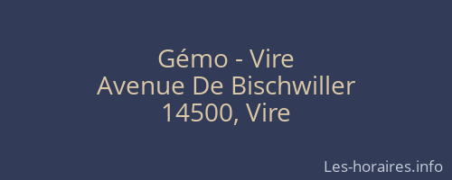 Gémo - Vire