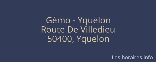Gémo - Yquelon