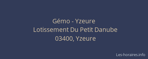 Gémo - Yzeure
