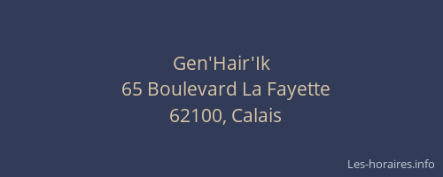 Gen'Hair'Ik