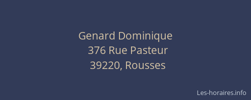 Genard Dominique