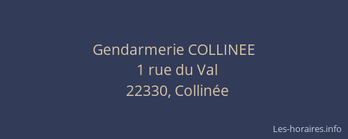 Gendarmerie COLLINEE