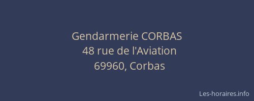 Gendarmerie CORBAS