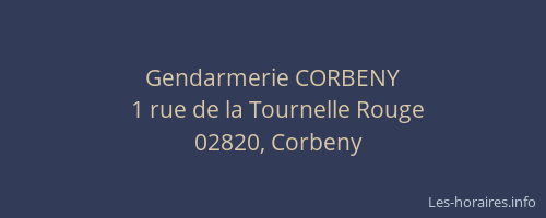 Gendarmerie CORBENY