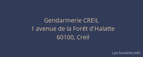 Gendarmerie CREIL