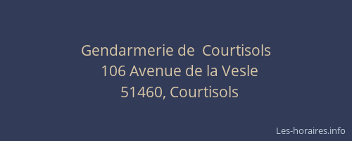Gendarmerie de  Courtisols