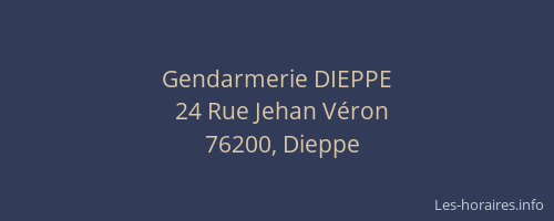 Gendarmerie DIEPPE