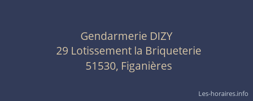 Gendarmerie DIZY