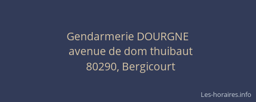 Gendarmerie DOURGNE