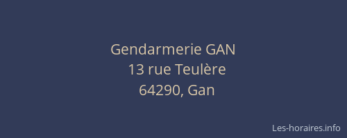 Gendarmerie GAN