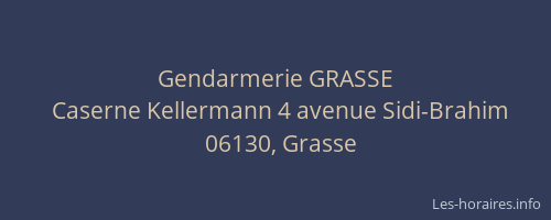 Gendarmerie GRASSE