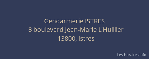 Gendarmerie ISTRES