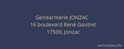 Gendarmerie JONZAC