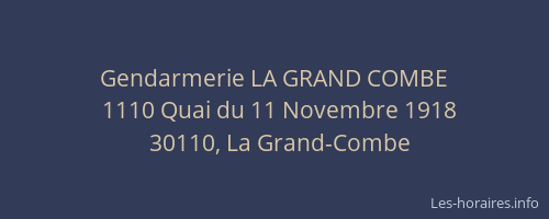 Gendarmerie LA GRAND COMBE