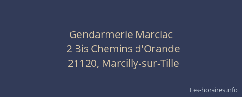 Gendarmerie Marciac
