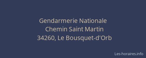 Gendarmerie Nationale