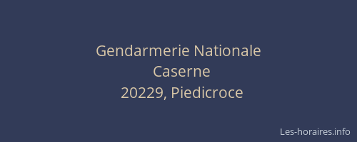 Gendarmerie Nationale
