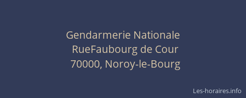 Gendarmerie Nationale