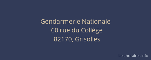 Gendarmerie Nationale