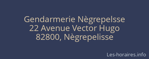 Gendarmerie Nègrepelsse