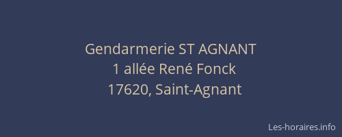 Gendarmerie ST AGNANT