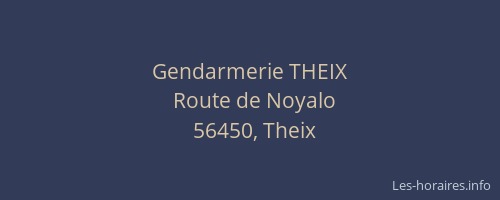 Gendarmerie THEIX
