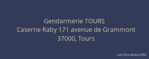 Gendarmerie TOURS