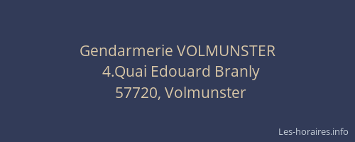 Gendarmerie VOLMUNSTER