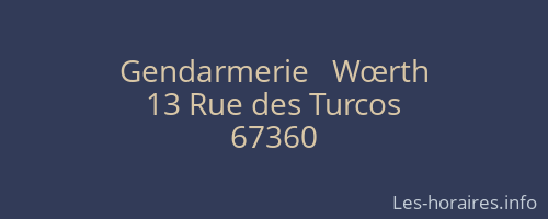Gendarmerie   Wœrth