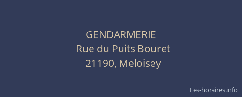 GENDARMERIE