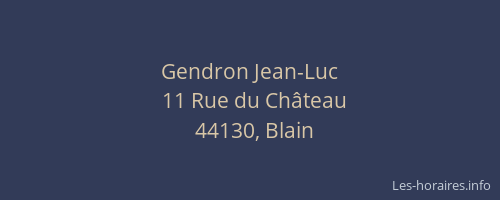 Gendron Jean-Luc