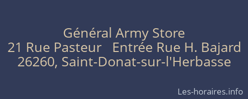 Général Army Store