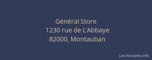 Général Store