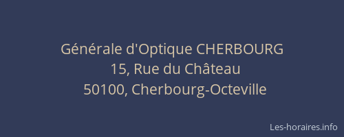 Générale d'Optique CHERBOURG