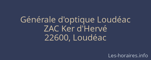 Générale d'optique Loudéac