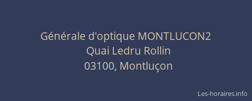 Générale d'optique MONTLUCON2