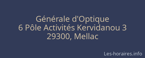 Générale d'Optique