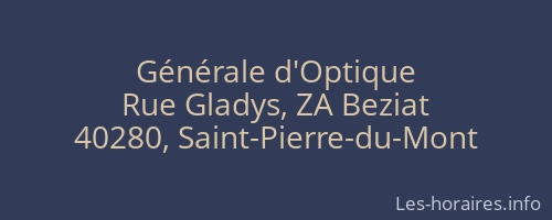 Générale d'Optique