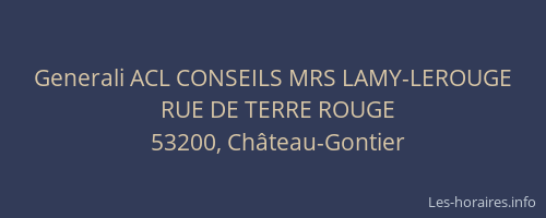 Generali ACL CONSEILS MRS LAMY-LEROUGE