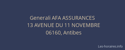 Generali AFA ASSURANCES