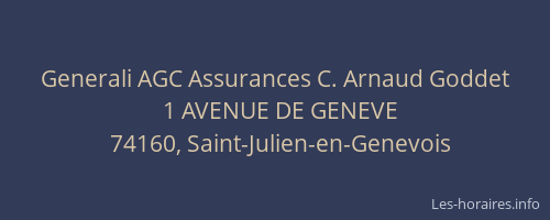 Generali AGC Assurances C. Arnaud Goddet