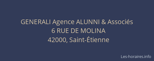 GENERALI Agence ALUNNI & Associés
