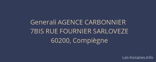 Generali AGENCE CARBONNIER
