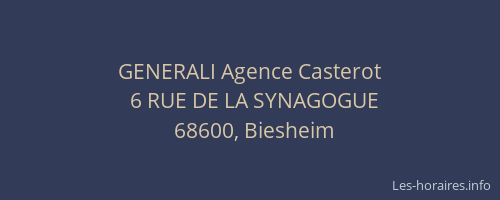 GENERALI Agence Casterot
