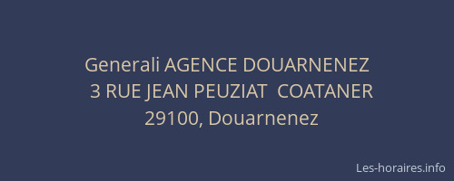 Generali AGENCE DOUARNENEZ