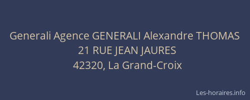 Generali Agence GENERALI Alexandre THOMAS
