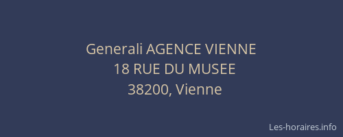 Generali AGENCE VIENNE