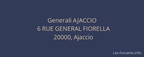 Generali AJACCIO