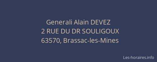 Generali Alain DEVEZ