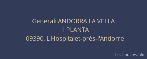 Generali ANDORRA LA VELLA